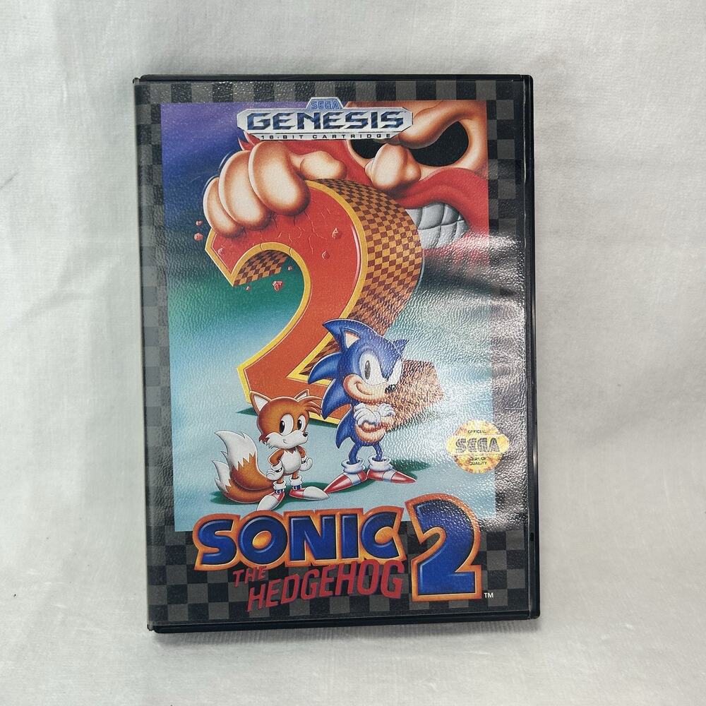 Sega Genesis Sonic the Hedgehog 2 w/ Manual - Tested